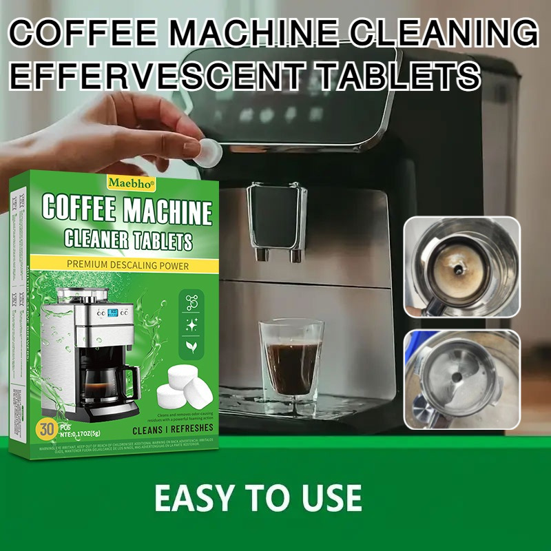 Backflush Tablet Cleaner - 30 Tabletas de Limpieza para Cafetera