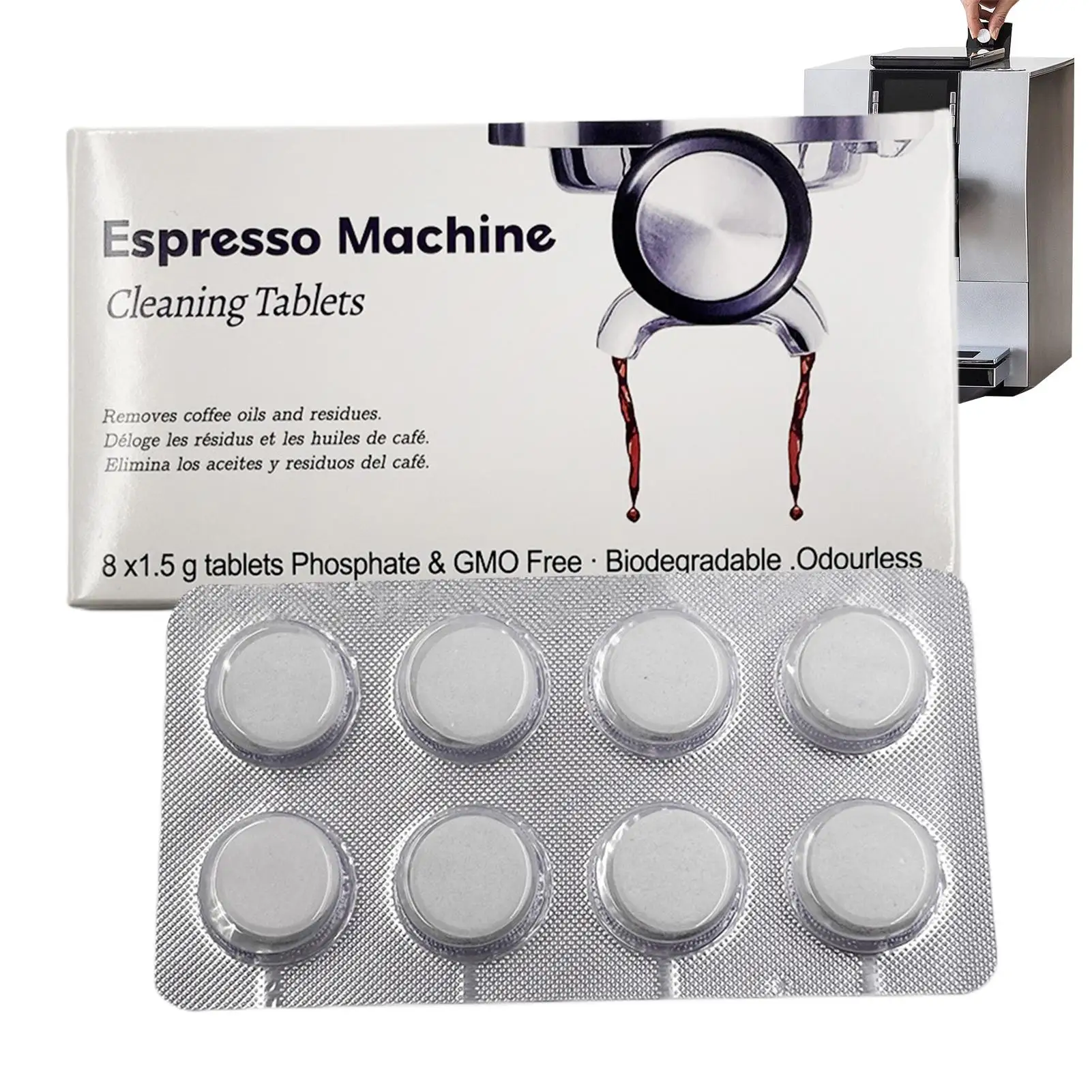 Tabletas de limpieza para máqu - Backflush Tablet Cleaner reseña y precio