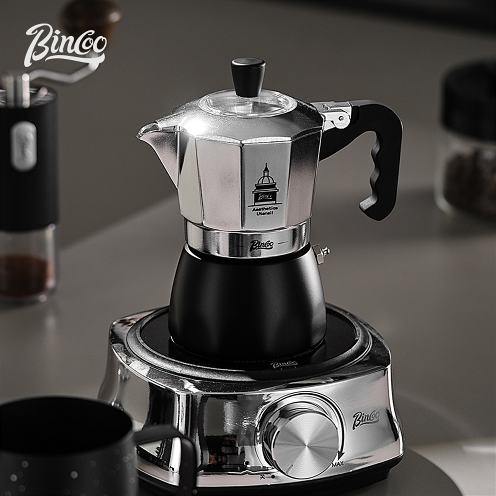 BINCOO Olla Moka de doble válv - Quality Coffee Equipment reseña y precio