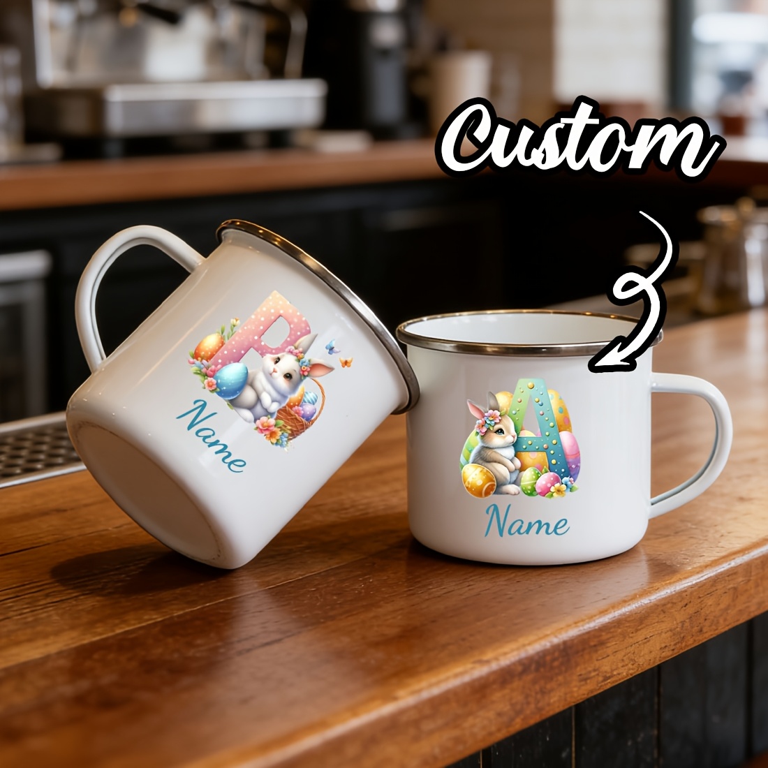 Taza Personalizada con Inicial - Coffee Equipment Names reseña y precio