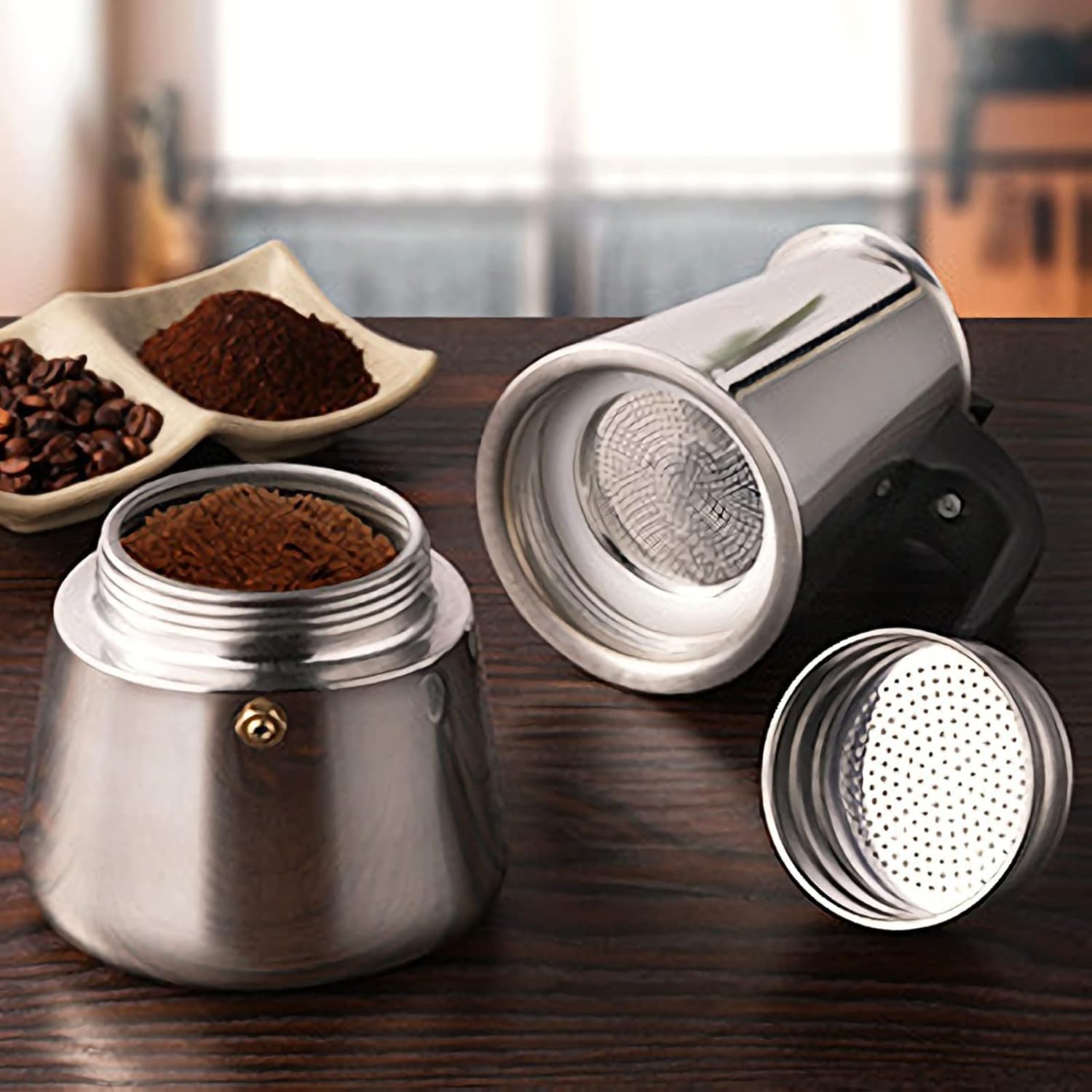 4/6/9 tazas Moka Pot Caffe Taz - Quality Coffee Equipment reseña y precio